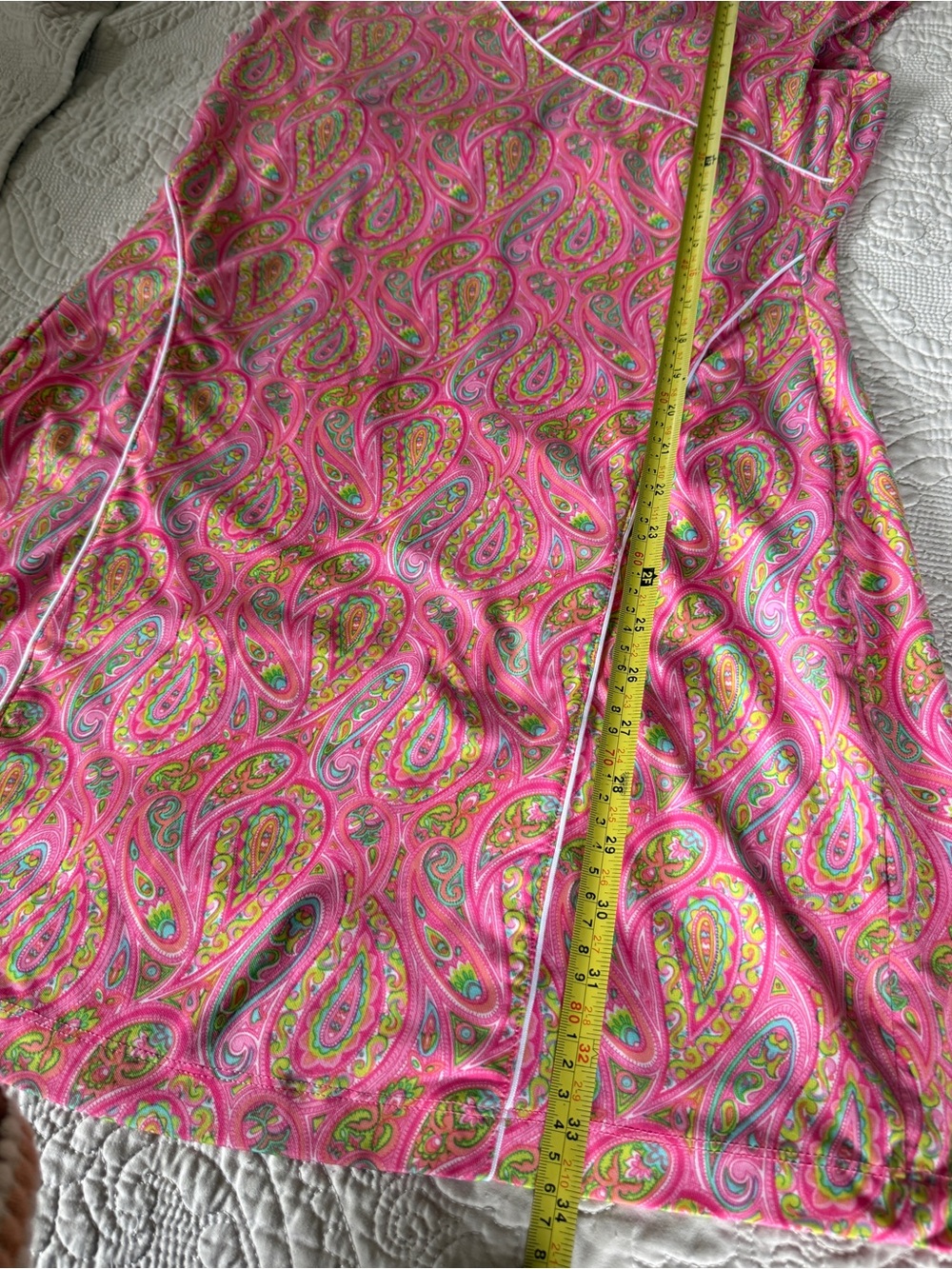 EP Pro Paisley Mandarin-Inspired Golf Dress w/ Attachable Shorts, M, MSRP $129 - Picture 12 of 16